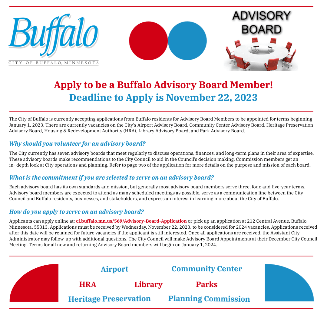 Advisory Board Announcement