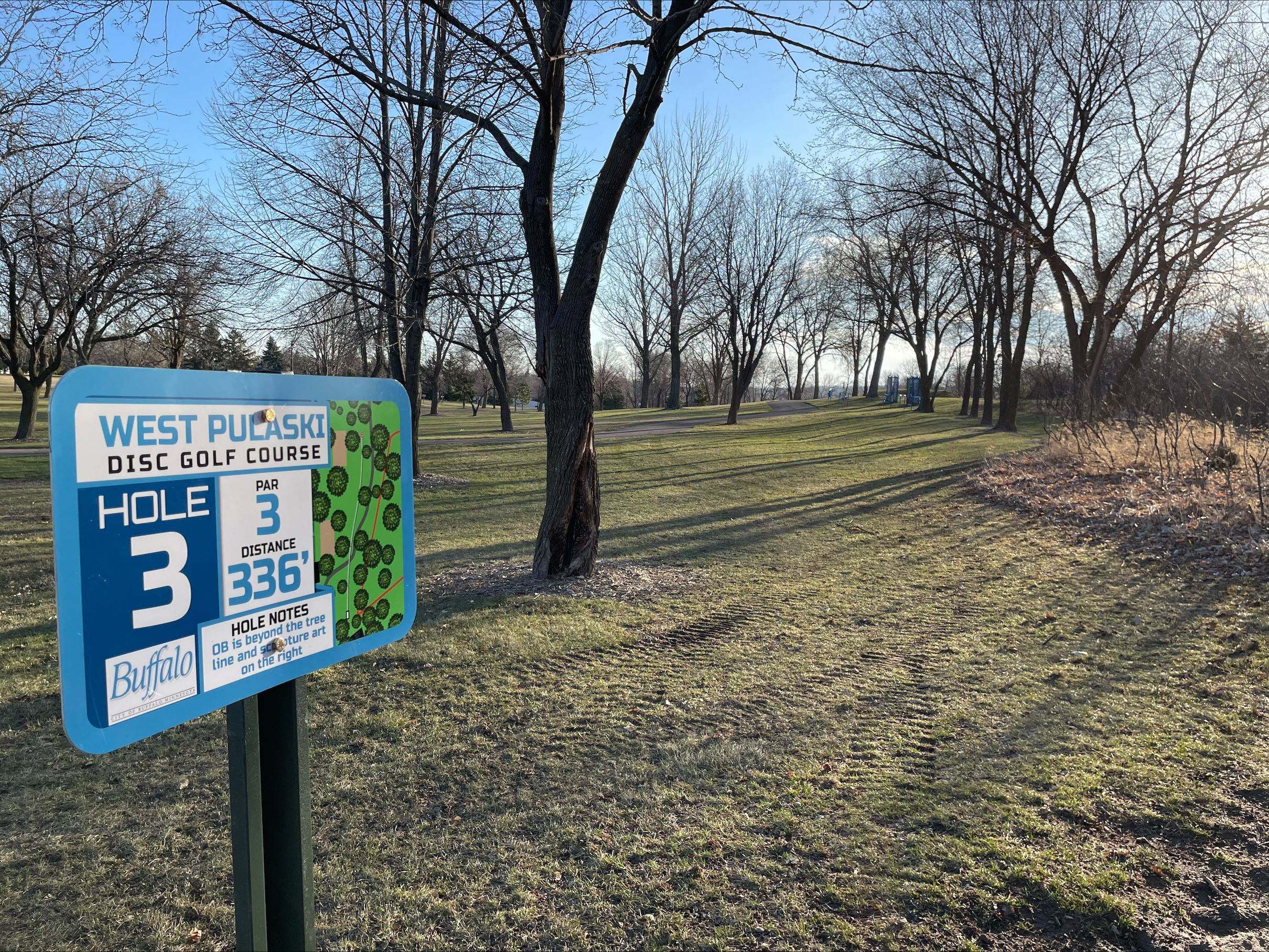 Hole 3 - Sign