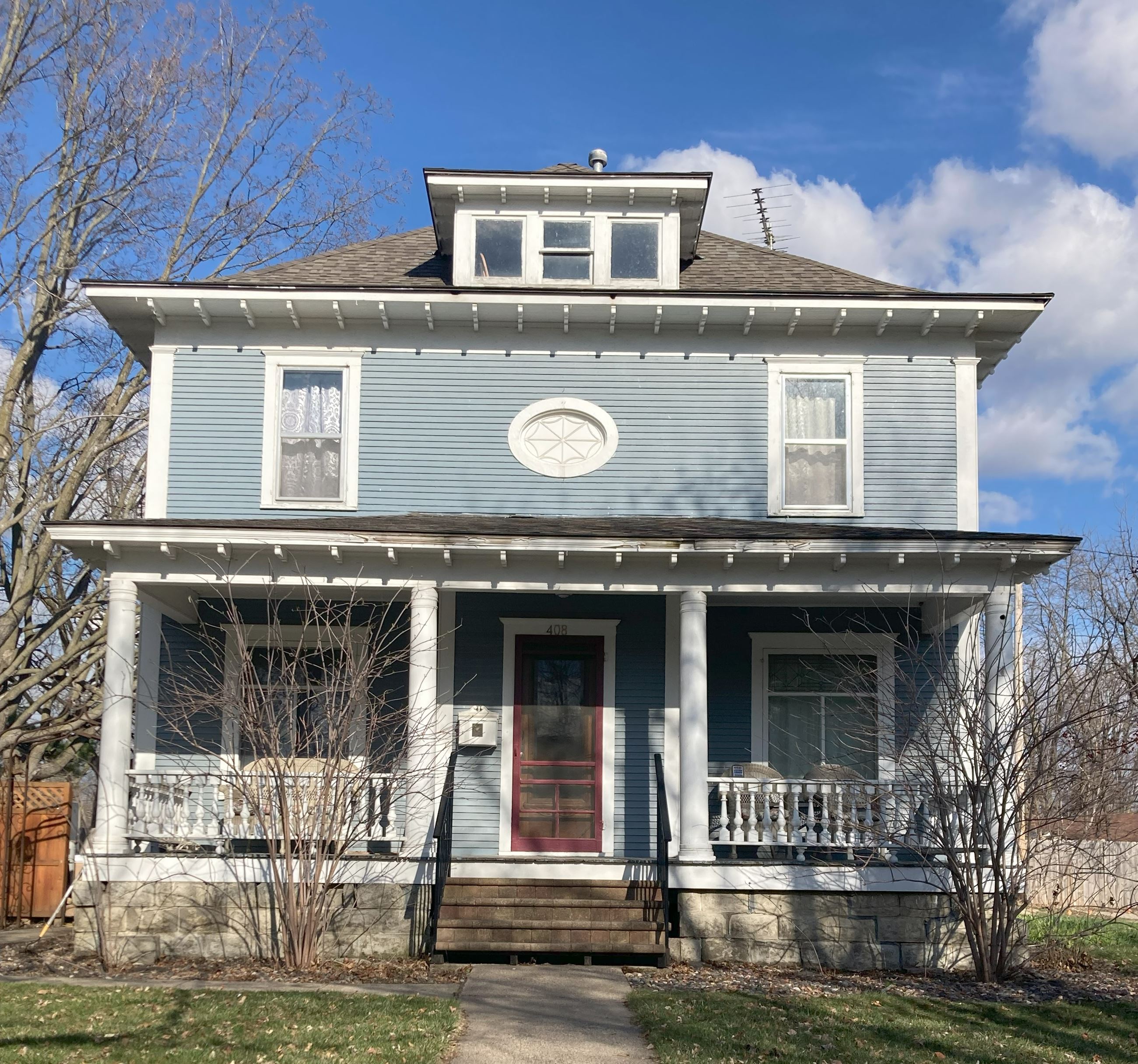 Blue Century Home - Cropped