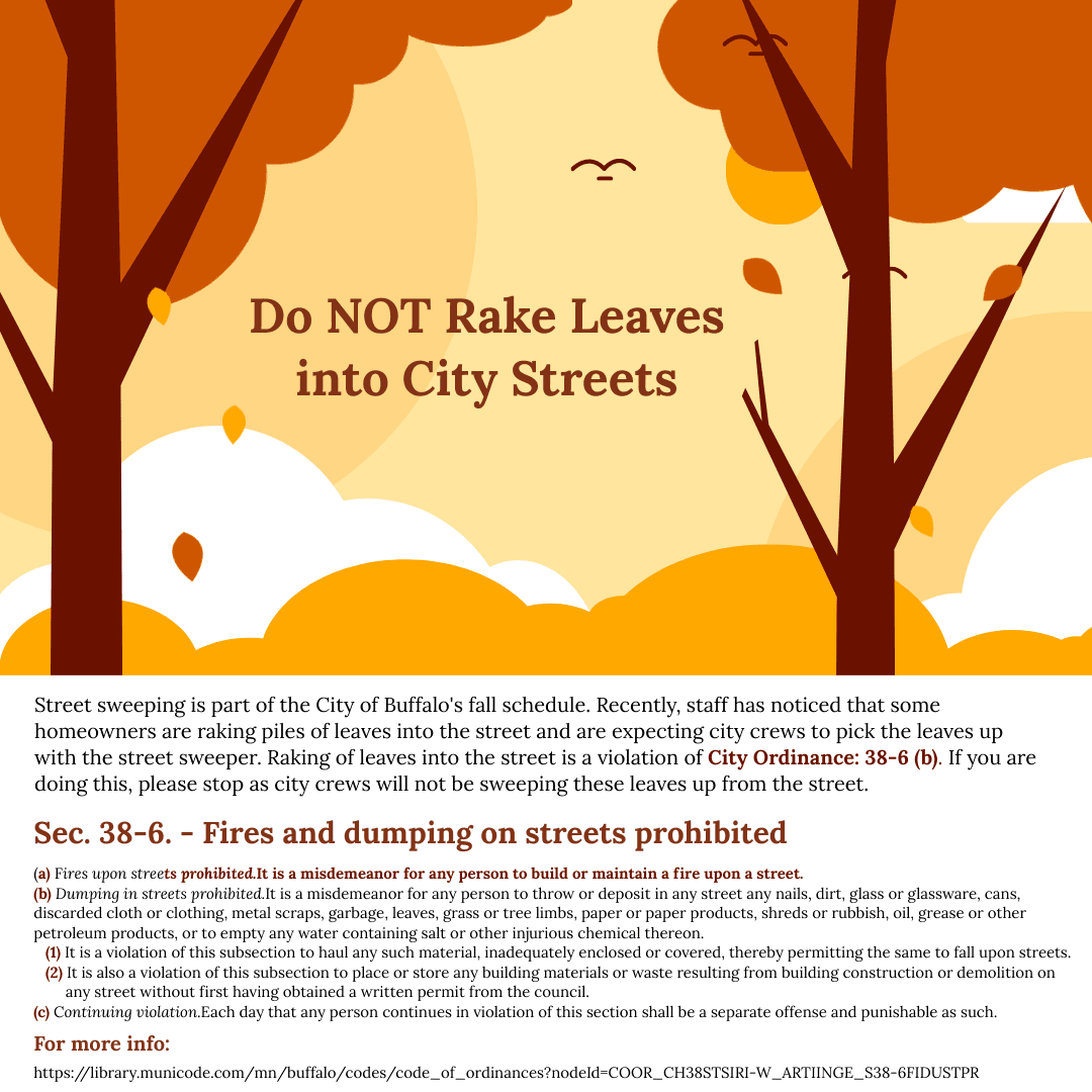 Illegal Raking of Leaves