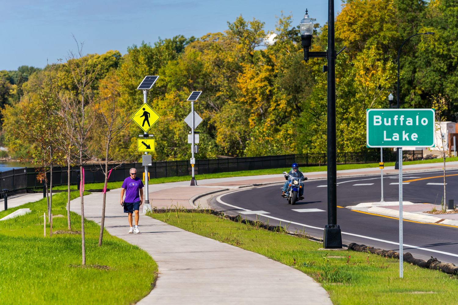 Hwy 25 Sidewalk and Green Space