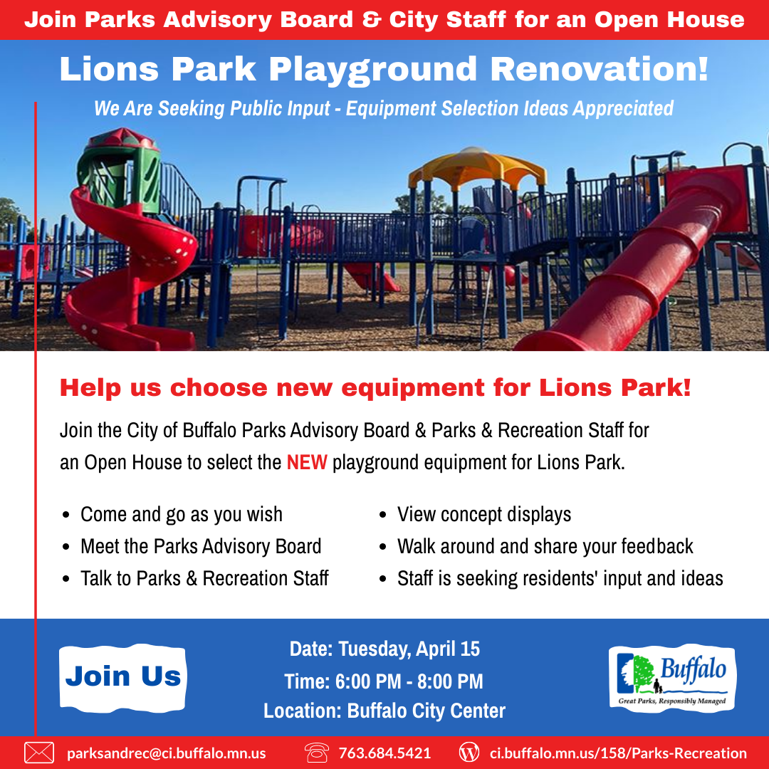 Lions Park Playground - Open House